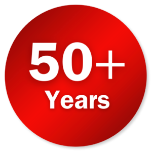 50+ years in business