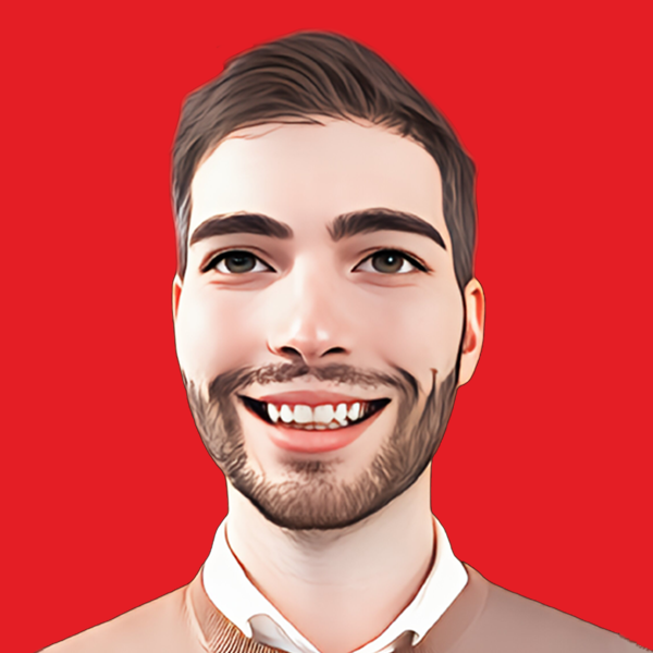 cartoon image of Christopher Deagazio