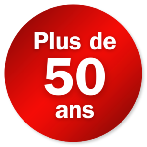 Plus de 50 ans